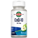 KAL CoQ10 30mg, Antioxidant Formula, CoEnzyme Q10 συμπλήρωμα για την υποστήριξη της υγείας της καρδιάς και της κυτταρικής ενέργειας, γρήγορης διάλυσης ενεργοποιήσεις, χορτοφαγικά, φυσική πράσινη γεύση μήλου, 90 Serv, 90 μικροδισκία