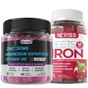 Iron Gummies with Zinc and Magnesium Supplement