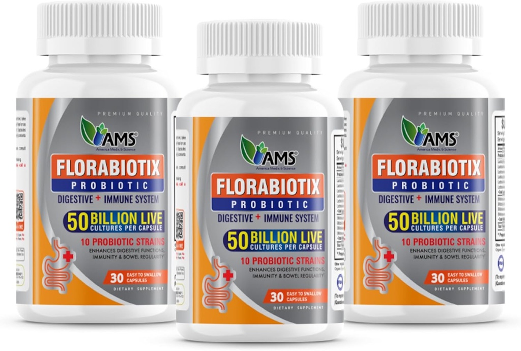 Αμερική Medic & Science Florabiotix Probiotic (90 κάψουλες) 