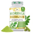 Βιολογικές κάψουλες Veda Moringa Leaf Powder, 1000mg, 360 Count - True Green Native Organic Moringa Oleifera, Premium Strength Nutrient Dense 100% Pure Leaves - Ενέργεια, Ύπνος & Ανοσία Υποστήριξη - Vegan