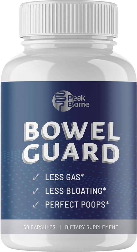 Bowel Guard - Plant-based Active Digestive Enzyme Συμπληρώματα με Προβιοτικά - Probiotic Digestion Aid - για Μπλοκάρισμα και Αέριο - 30-Day Supply - Παλαιό - Κέτο - 60 Ct