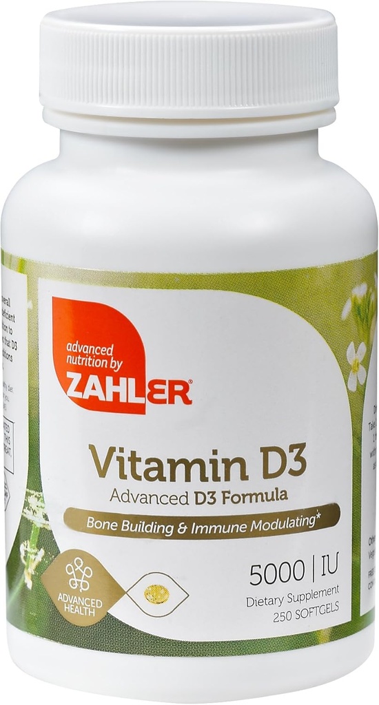 Zahler Βιταμίνη D3 5000 IU - 250 Softgels
