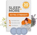 Sleep Patches Extra Strength for Adults - 5 mg Μελατονίνη Patch with GABA, Magnesium & Valerian Root - Sleeping Device for Insomnia, Relaxation & Reduce Fatigue - Sleep Aid Slow Release - 30 Patches