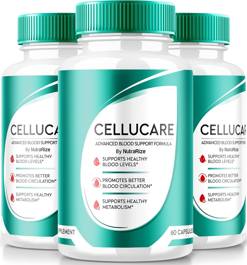 (Συσκευασία των 3) Κάψουλες Cellucare, Η Ισχυρή Υποστήριξη του Αίματος, Μέγιστη Φόρμουλα Δύναμης για Κύρια Υγιή Επίπεδα, Όλα τα Φυσικά Χάπια για τη Βελτίωση της Υγείας, Cellu Care Tablets Κριτικές (180 Κάψουλες)