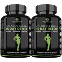THE ENCLARE NUTRITION 15 Day Detox Cleanse for Weight Loss. Προηγμένη υποστήριξη Gut για γυναίκες & άνδρες. Cleanse Colon Laxatives for Constipation & Bloating Relief. Καθαρίστε τα προβιοτικά χάπια διατροφής 60ct (2)