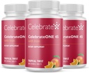 Γιορτάστε Βιταμίνες CelebrateONE 45 Μασώμενα, 45mg Σιδήρου - Κάποτε Καθημερινή Βαριατρική Πολυβιταμίνη, Ουσιώδεις Βιταμίνες & Ορυκτά - Γαστρικό Bypass & Sleeve Gastrecty Συμπλήρωμα - Τροπική (90 δισκία)