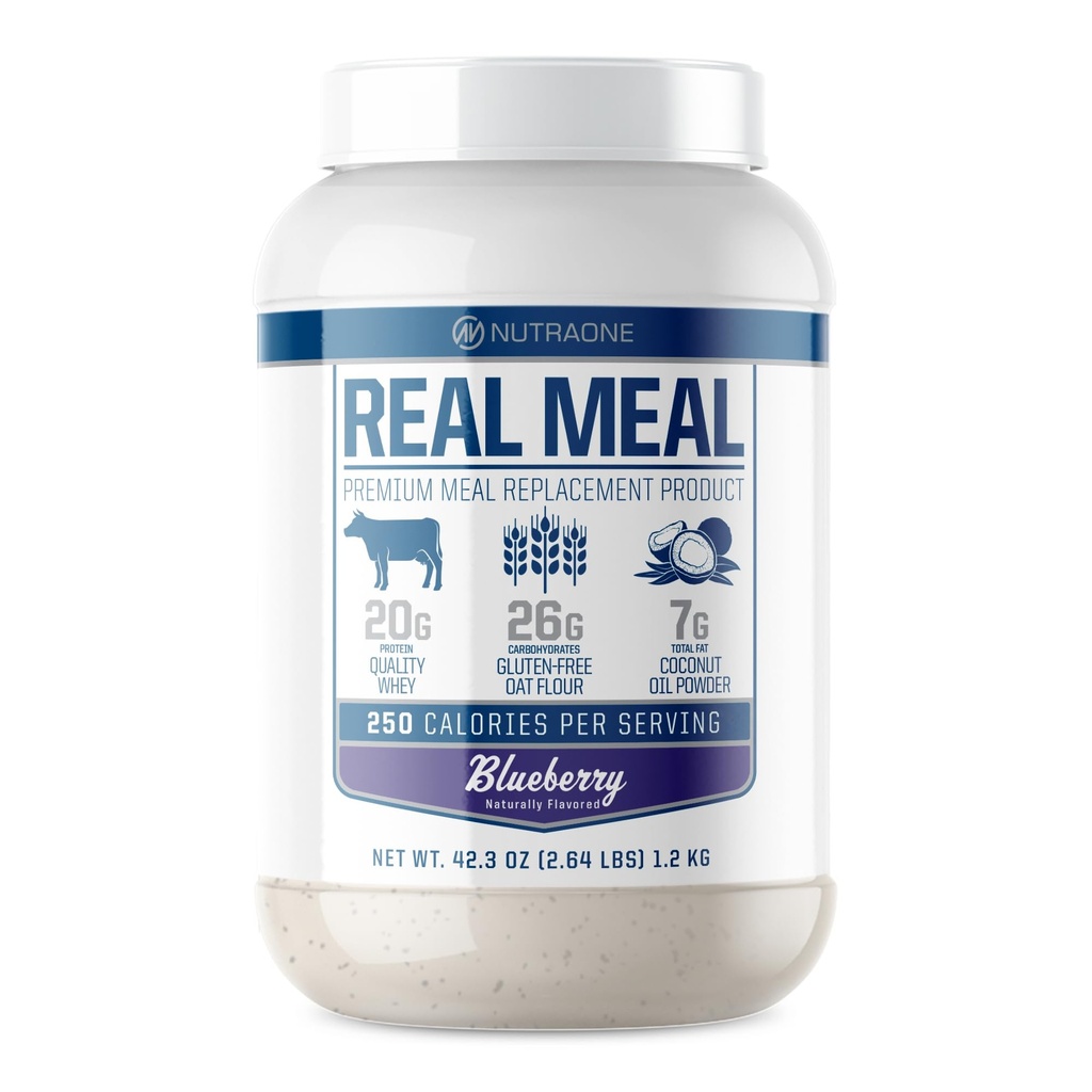 Real Meal by NutraOne - Τέλειο γεύμα σε σκόνη αντικατάστασης για Everyday Goals 