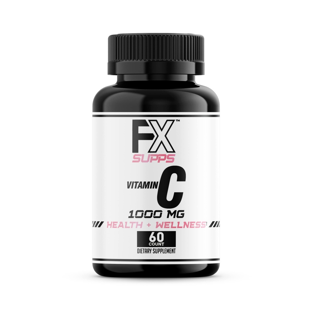 FXSUPPS Βιταμίνη C 1000 mg (1 συσκευασία των 100 καψακίων) 