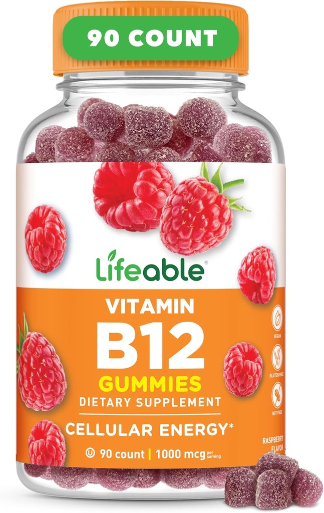 Ζωηρή βιταμίνη B12 Gummies για ενήλικες 