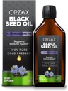 ORZAX Black Seed Oil Liquid (8 fl oz) - Ψυχρό Πιέζεται 100% Pure 