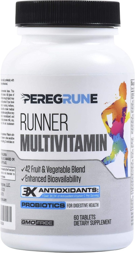 Runner Multivitamin – Μηχανική Βιταμίνη με Αντιοξειδωτικά για την αποκατάσταση της υγείας / Running – Complete B Complex για την αντοχή, την ενέργεια – Προβιοτικά, ολόκληρα τρόφιμα – Πιστοποιημένα συμπληρώματα λειτουργίας