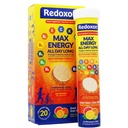 Redoxon Max Ενέργεια, βοηθά στην υποστήριξη αμόλυντο σύστημα, Citrus Flavor, 20 αναβράζοντα δισκία, 2.82 Oz, κουτί