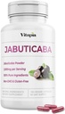 Vitapia Jabuticaba Fruit Powder Supplement για Αντιοξειδωτικό, Καλύτερη Υγεία Πνεύμονα, Διέγερση, Ανοσολογική Υποστήριξη - 1500mg ανά Σερβίρισμα - 180 Κάψουλες Vegan, Μη Γλουτένη, Χωρίς Γλουτένη