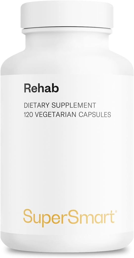 Supersmart - Rehab (Advanced Formula) - με Kudzu, Silymarin, Ginger Root, Benfotiamine - All-in-1 Συμπλήρωμα 