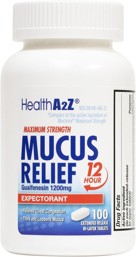 HealthA2Z® Mucus Relief 