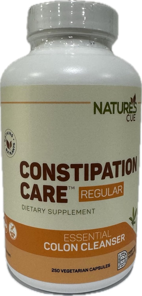 Natures's signe Kosher Περιστασιακή φροντίδα δυσκοιλιότητα Κανονική ουσία του εντέρου Καθαριστής Kosher Πάσχα 250 χορτοφαγικές κάψουλες