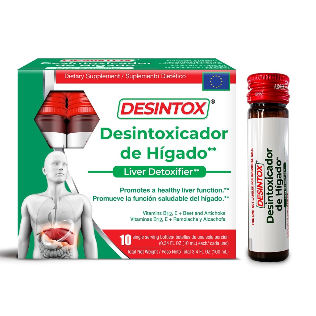 Συμπλήρωμα στήριξης ήπατος, 10 Liquid Shots - Liver Detox Formula με Beet Root, Artichoke Leaf, Choline, Inositol, Vitamin B12 και E - Συμπλήρωμα υγείας για άνδρες και γυναίκες