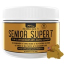 iHeartDogs Senior 7 Daily Dog Multivitamin - 7-σε-1 Βιταμίνη για σκύλους Υποστηρίζει την καταπολέμηση της γήρανσης με Αντιοξειδωτικά, Προβιοτικά, Mane Lion, Turkey Tail, & Ashwagandha για τη μακροζωία & Γνωστική ενίσχυση