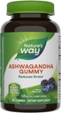 Nature's Way Ashwagandha Gummies, Μείωση του στρες με Adaptogenic Herb*, 125 mg ανά 2-gummy Serving, Berry Flavored, 90 Gummies (Packaging May Vary)