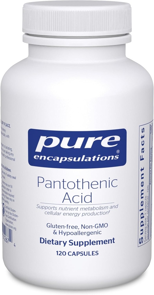 Pure Encapsulations Pantothenic Acid 