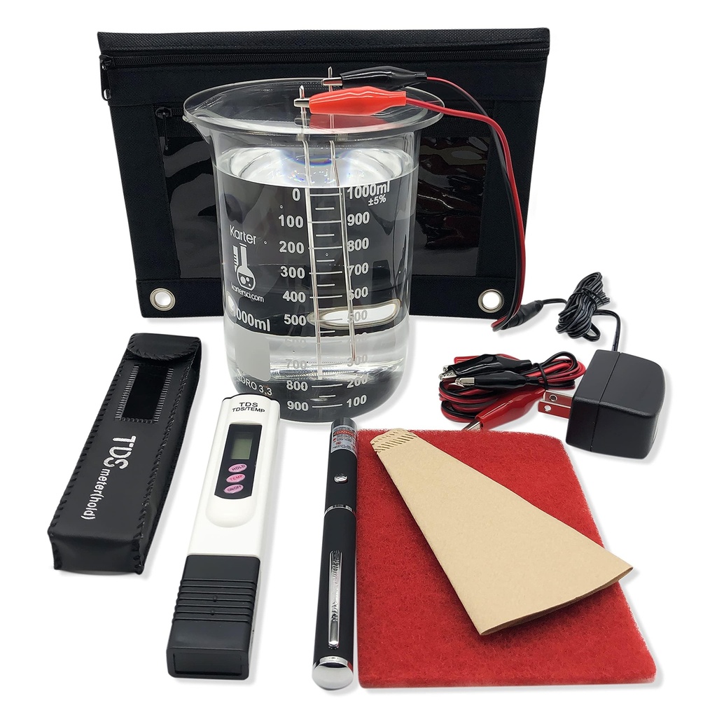 Πρωτότυπο Chris Colloidal Silver Generator Kit με 99,99% καθαρό σύρμα. Απλά προσθέστε αποσταγμένο νερό και ένα βάζο!