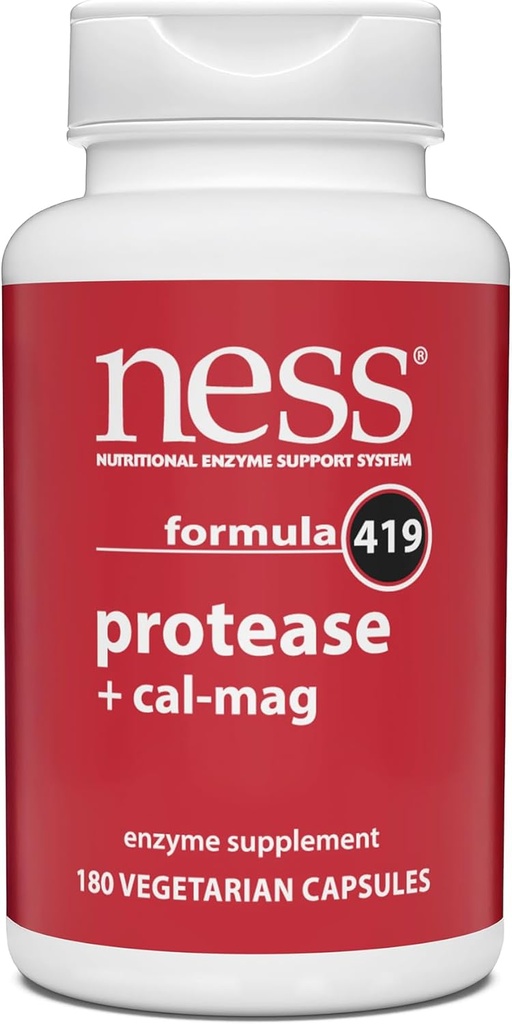 Protease w/Cal-Mag #419 180 VegiCaps
