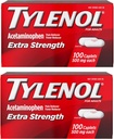 Tylenol Extra Strength Pain Reliever and Fever Reducer Caplets, 500 mg Acetaminophen, Pain Relief Pills for Headache, Backache, Toothache and Minor Arthritis Pain Relief, 200 Count