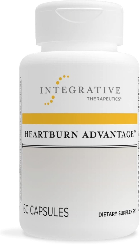 Integrative Securifications Heartburn Advantage - Υποστήριξη για Περιστασιακά Heartburn, Bloating & Nausea* - Συμπλήρωμα Υποστήριξης για την Υγεία Digestive & GI - Χωρίς Γλουτένη & Γαλακτοκομικά - 60 Κάψουλες (60 Σερβιέτες)