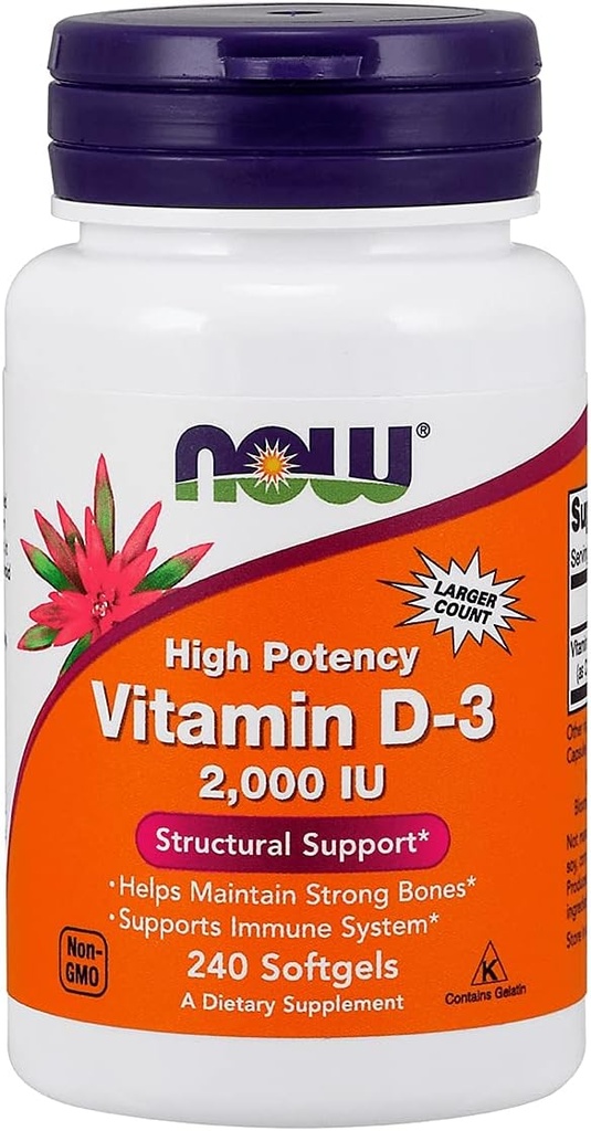 Vit D-3 2000iu 240 SGELS