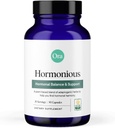 Ora Organic Natural Hormone Balance Supplement & Hormonal Acne Relief for Women - Υποστήριξη δέρματος, διάθεσης, ενέργειας, PMS & Εμμηνόπαυση - Ashwagandha, Maca, Burdock Root, Cordyceps & VIT C - 90 κάψουλες