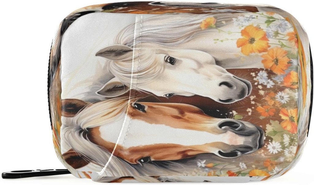 Horse Pill Organizer υπόθεση Portable Weekly Daily Pill τσάντα τσάντα με Zipper για συμπληρώματα Ιατρική Travel Family Business