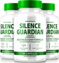 (3 Pack) Silence Guardian - Advanced Ear Formula, Επίσημη Formula για την υποστήριξη 360 ακοής, Όλα τα φυσικά συστατικά για τη διατήρηση της ακουστικής υγείας, SilenceGuardian αναθεώρηση (180 κάψουλες)