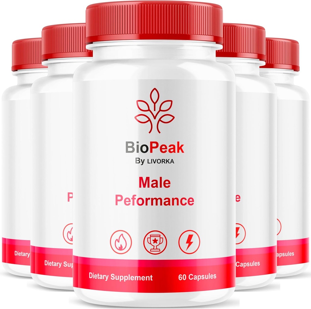 (5 Pack) BioPeak Capsules, BioPeak Advanced Support Formula Pills (300 Capsules)