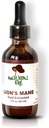 Lions Mane – Lions Mane Mushroom Supplement for Memory, Focus & Clarity – Διπλό εκχύλισμα για τα καλύτερα οφέλη – Εγκεφαλική υγεία, υγεία των ούλων, ανοσοκαταστολή – Μη-GMO, Χωρίς γλουτένη, Vegan – 2 Fl Oz