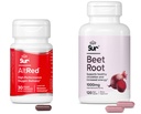 Sur Beet Root Κάψουλες για την αποκατάσταση των μυών και την αθλητική διατροφή και Sur Organic Beet Root Κάψουλες Bundle