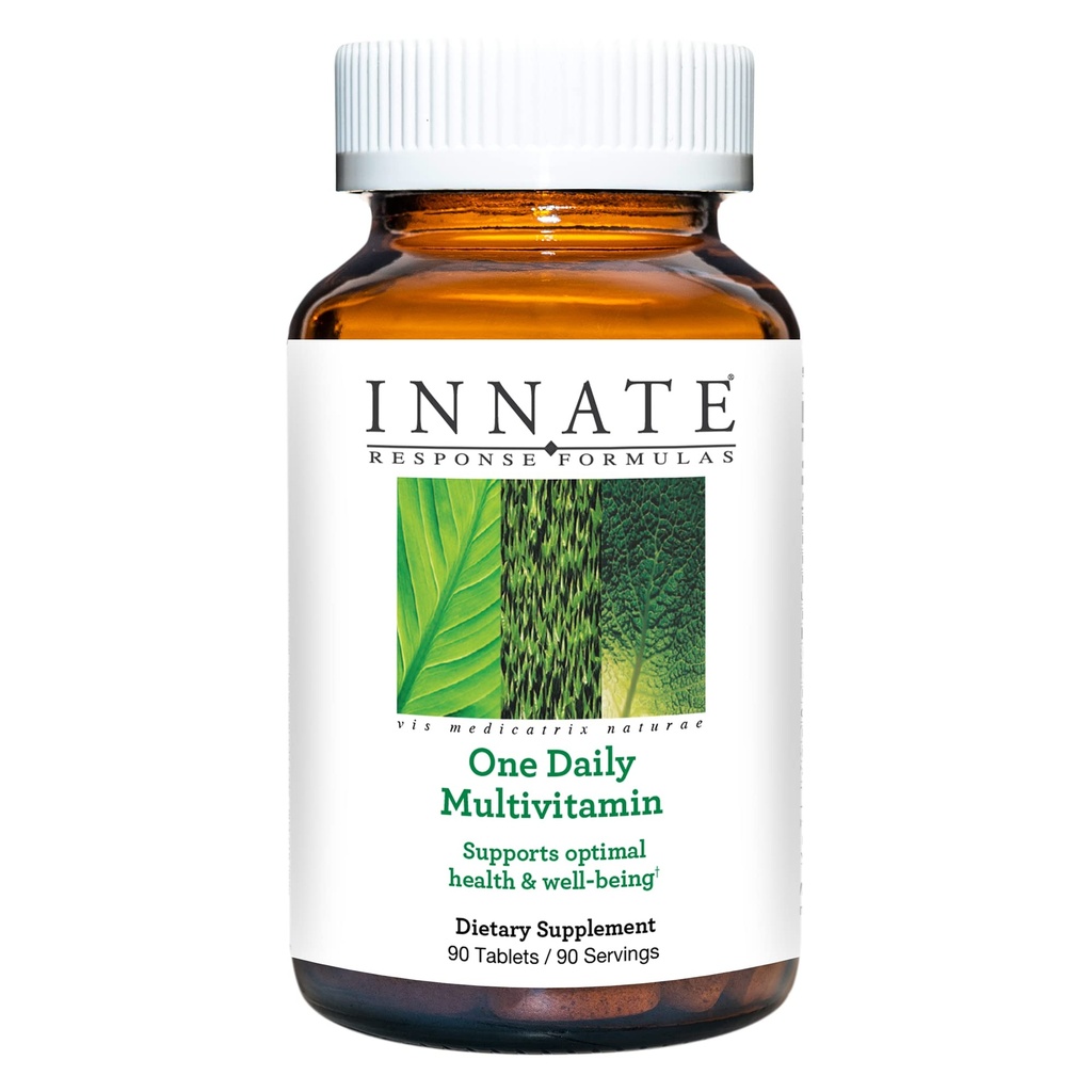 INNATE Response Formulas One Daily - Daily Herb-Free Multivitamin - Περιλαμβάνει Β Βιταμίνες - Χορτοφαγικές, Μη ΓΤΟ, και Kosher - Made Without 9 Food Allergens - 90 tablets (90 Servings)