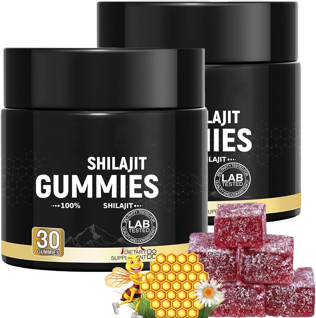 Χρυσός βαθμός των Ιμαλαΐων Shilajit Gummies με μέλι Manuka για άνδρες και γυναίκες 