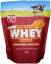 Pure Choice Φυστικοβούτυρο Whey Isolate Protein Powder, 28g Protein & Low Fat, Best κρύο φιλτραρισμένο & μη μετουσιωμένο Whey, χωρίς πληρωτικά ή τεχνητά γλυκαντικά (Peanut καλύτερα, 2 lb)