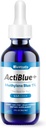Actiblue+ Methylene Blue 1% : Methylene Blue ISO Certified Third Party Lab Tested 99,9% No Formalde No Alcohol No Gluten&GMO(2Fl. Οζ)