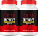 NutraRize (πακέτο των 2 Sugar Defender συμπλήρωμα για να διατηρήσει υγιή επίπεδα, Sugar Defense 24 Όλα-Φυσικά χάπια διατροφής, Σύνθετη φόρμουλα υποστήριξης για την ευεξία, Κριτικές (120 κάψουλες)