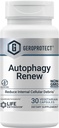 Επέκταση ζωής GEROPROTECT® Autophagy Renew, Luteolin, πιπερλογουμίνη, κυτταρική υποστήριξη υγείας, υγιή γήρανση, χωρίς γλουτένη, μη ΓΤΟ, χορτοφάγοι, 30 κάψουλες