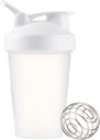 Μπουκάλι Shaker 12oz αναδευτήρα πρωτεΐνης Πλαστικό Μπουκάλι για Προ & Post προπόνηση με Twist και Lock Protein Box Αποθήκευση, Φορητή Fitness Μπουκάλι για Fitness Ενθουσιώδεις Αθλητές (λευκό, 12 oz)