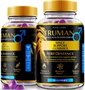 rize labs (2 Pack) Truman Gummies, Truman for Men, Truman Performance Supplement Reviews, Truman Gummy, TrumanMale Support, Tru Man All-Φυσικό συμπλήρωμα, Gomitas (120 Gummies)
