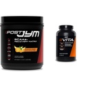 Post JYM Active Matrix Post-Workout με BCAAs, Γλουταμίνη & Περισσότερα + Vita JYM Sports Πολυβιταμίνη για αθλητές, 60 δισκία