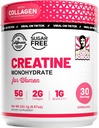 Παλιά Σχολικά Εργαστήρια Creatine για τις γυναίκες μετά την προπόνηση συμπλήρωμα - 5000mg Creatine, 2000mg Hydrolyzed Bovine Collagen & BCAA 2:1:1 για Lean μυϊκή ανάπτυξη, γρήγορη αποκατάσταση & Stamina - 30 Υπηρεσίες