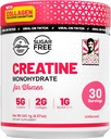 Παλιά Σχολικά Εργαστήρια Creatine για τις γυναίκες – Μετά την προπόνηση συμπλήρωμα με 5000mg Creatine Monohydrate σκόνη, 2000mg Collagen & BCAA 2:1:1 για τη δύναμη Υποστήριξη & Ανάκτηση – Unflavoured - 8.57 Ουγγιά (Pack of 1)