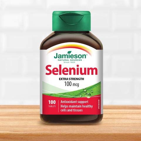 Jamieson Selenium Yeast 100mcg, 100 δισκία