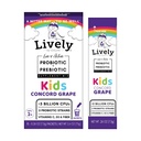 Ζωντανά (από Golive) KIDS CONCORD GRAPE Synbiotic (Probiotics+Prebiotics), 5 Clinical Strains, +5 δισεκατομμύρια CFUs. Probiotics & Prebiotics KIDS για Digestion, Μεταβολισμός, Ανοσία. (10 συσκευασίες)
