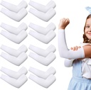 Eurzom 8 Ζεύγη Eczema μανίκι για παιδιά Toddler Ελαστικός βραχίονας μανίκια μαλακά και δεν βλάπτει την προστασία UV του δέρματος