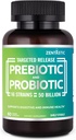 Zentastic Probiotics & Prebiotics Supplement - 50 Δισεκατομμύρια CFU - για την Ανοσοποιητική & Πεθητική Υγεία Ανδρών & Γυναικών - 16 Στελέχη - Ράφι Σταθερό - 60 Καθυστερημένες κάψουλες απελευθέρωσης